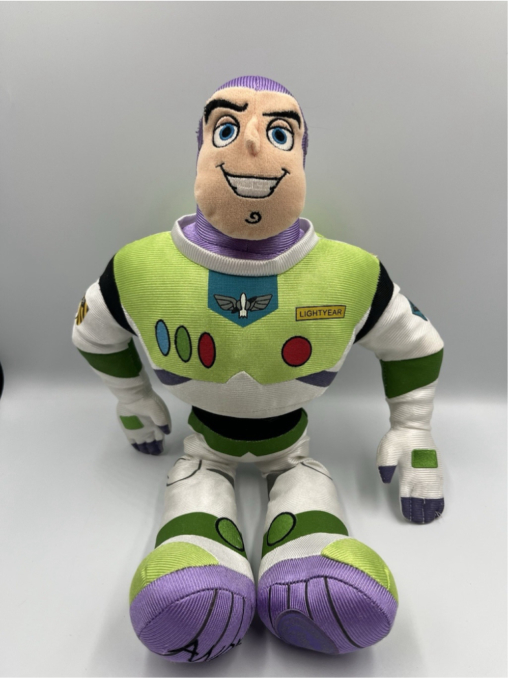 Disney Toy Story Buzz Lightyear Plush 18" HAS ANDY STAMP ON FOOT AND DISNEYOTHER